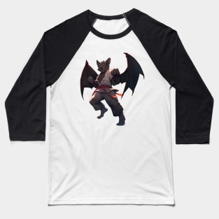 Kawaii Style Karate Master Bat Baseball T-Shirt